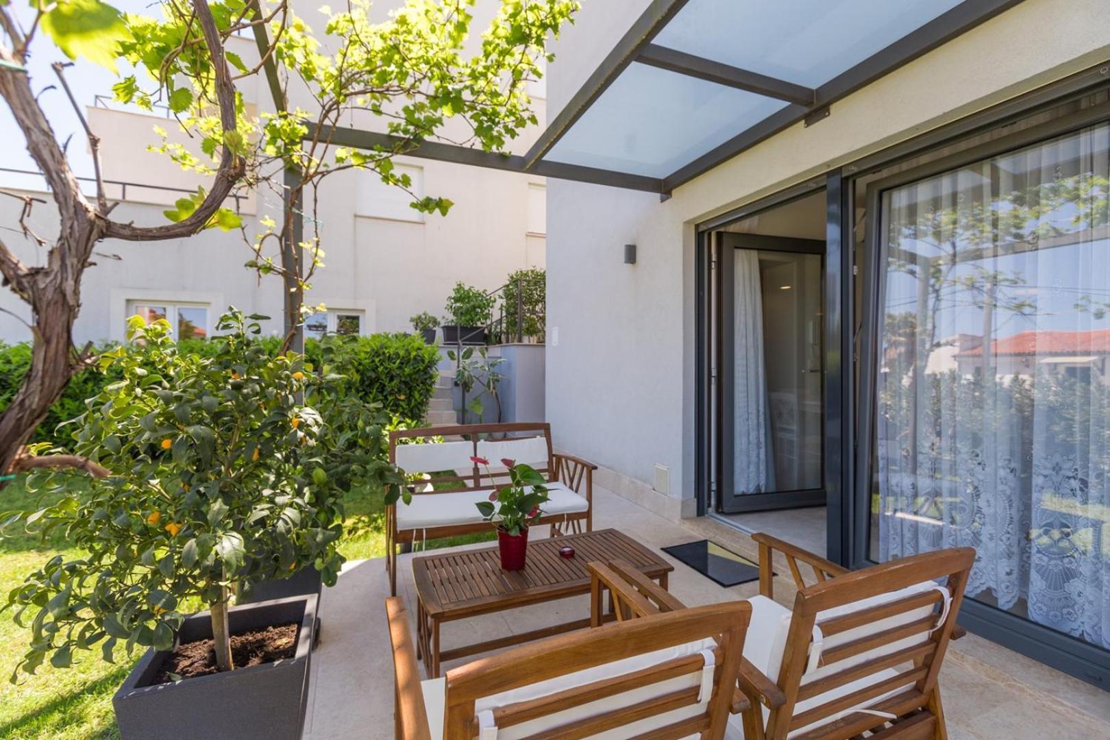 Ferienwohnung Riva Garden Exclusive Funtana Exterior foto